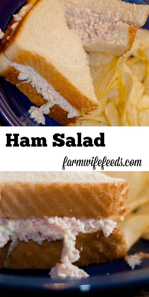 Simple Homemade Ham Salad - The Farmwife Feeds