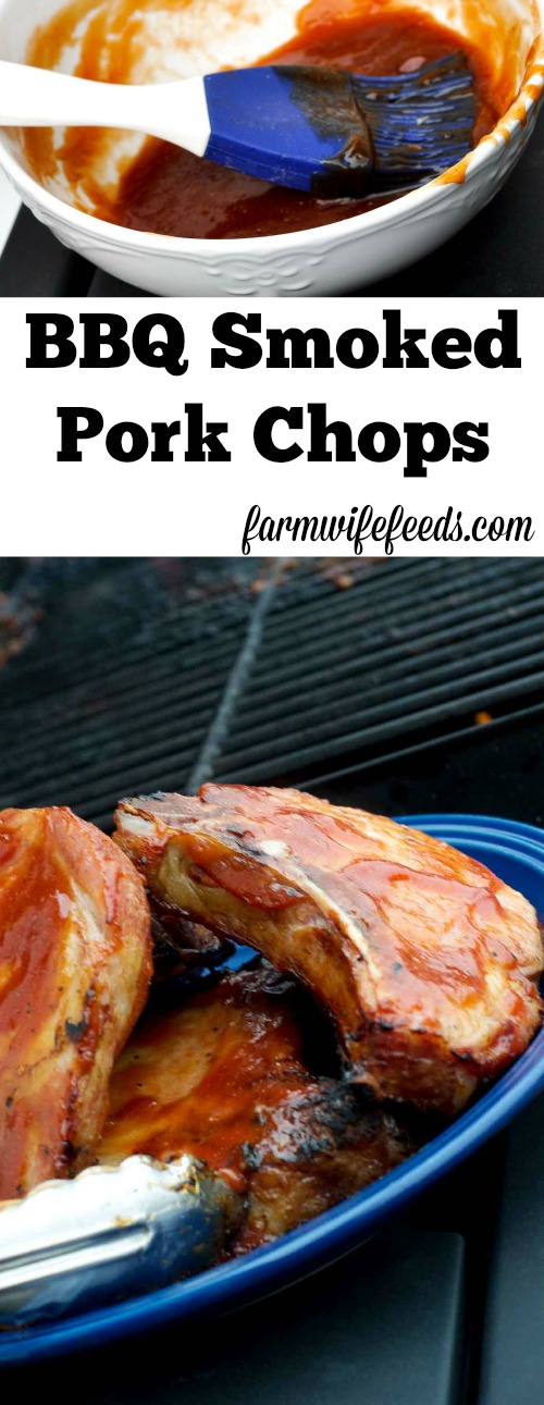 Awesome and super easy BBQ Smoked Pork Chops