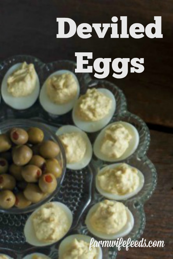 Deviled Eggs with a Kick from Farmwife Feeds are classic deviled eggs with the added touch of prepared horseradish. #eggs #deviledeggs #horseradish #recipe #instantpot