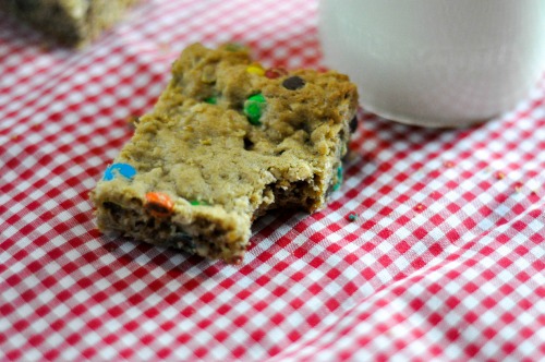 Quickie Monster Bars-Every bit as good as Monster Cookies and twice as easy