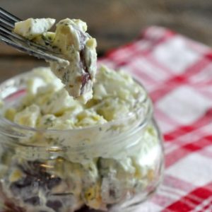 Easy Dill Potato Salad-perfect for pitch in's or a quick side for supper.