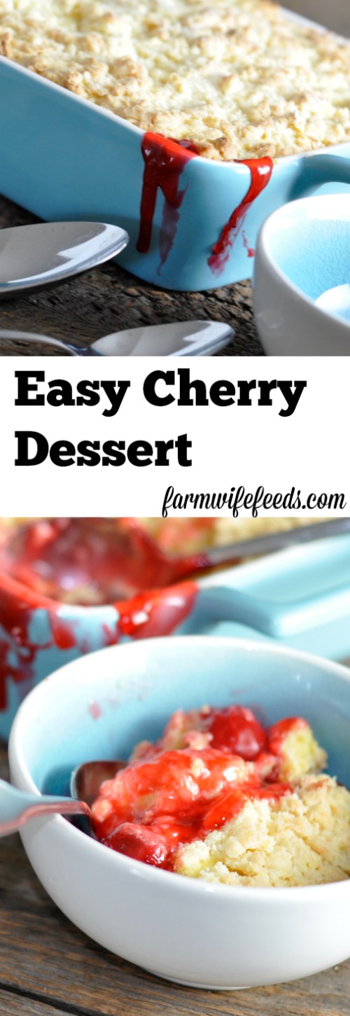 Easy Cherry Dessert - so delicious