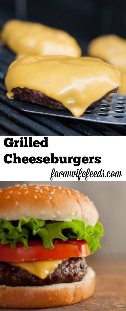 Grilled Cheeseburgers Pinterest