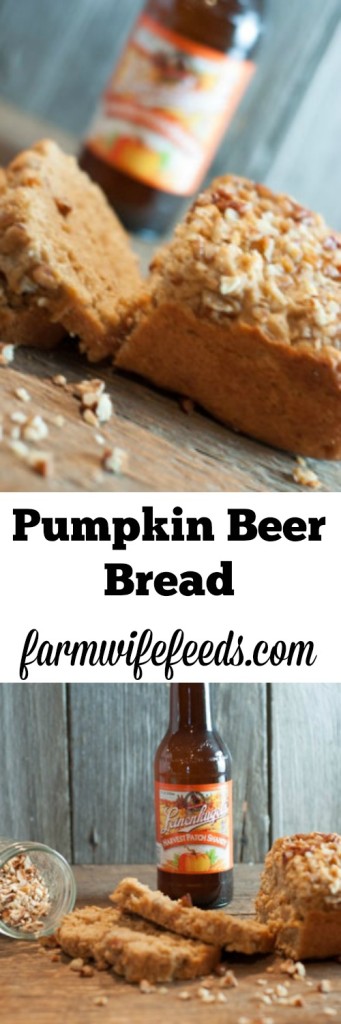 Pumpkin Beer Bread, a great fall beer bread.