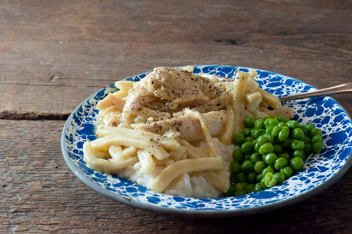 Crockpot Chicken and Noodles-super simple and loved by all!