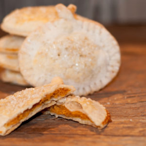 Individual Pumpkin Hand Pie are so easy to make, cute and the perfect little treat to top off your Thanksgiving feast.