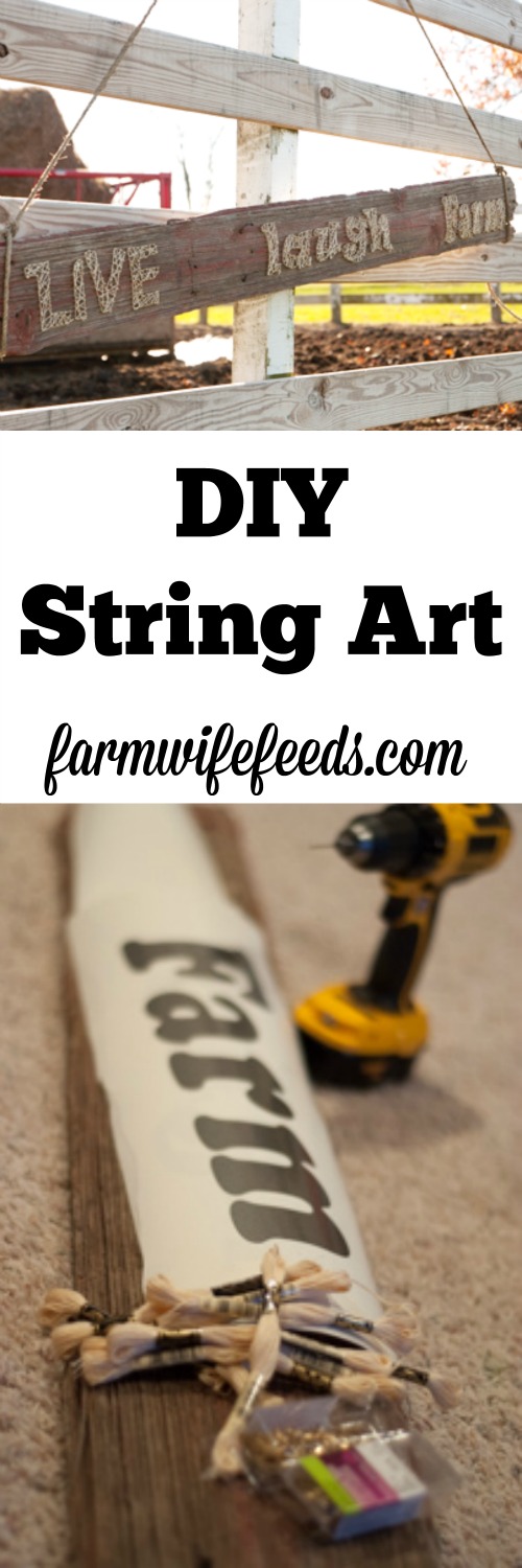 DIY String Art, fun and super easy!