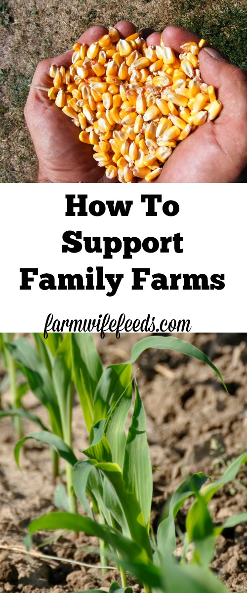 Supporting family farms in the US.