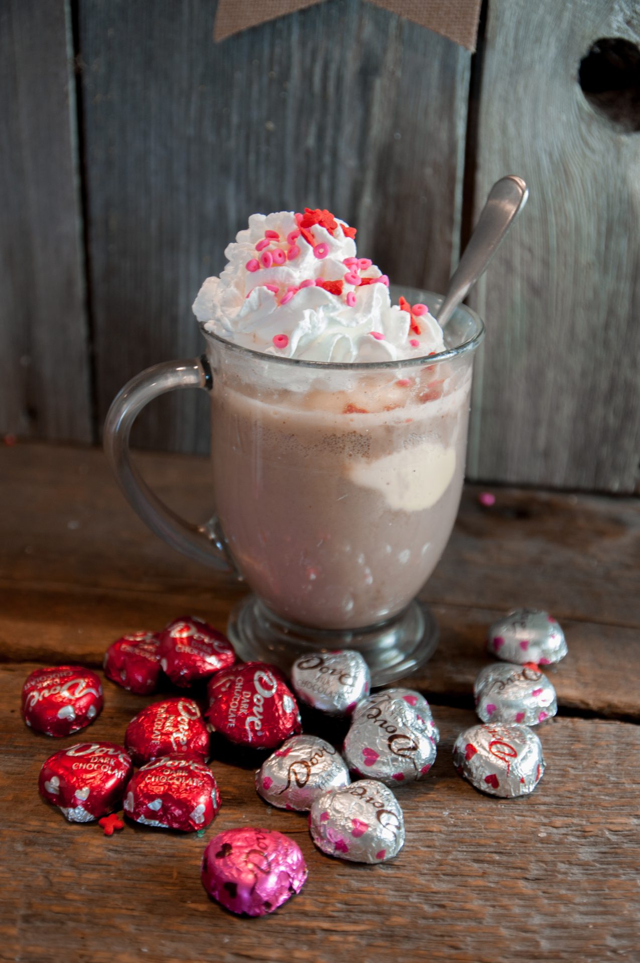 Sweet Valentine Dove Hot Chocolate will win over your love!