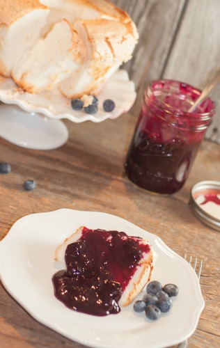 This Sweet Blueberry Topping recipe is so delicious, the perfect cross between a syrup and sauce-I love blueberries!