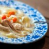 This Homemade Chicken Noodle Soup Recipe is so easy and rich with flavor.