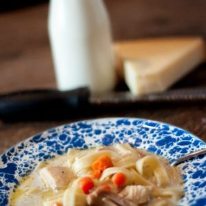 This Homemade Chicken Noodle Soup Recipe is so easy and rich with flavor.