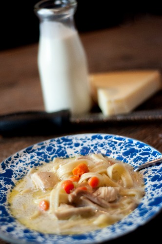 This Homemade Chicken Noodle Soup Recipe is so easy and rich with flavor.