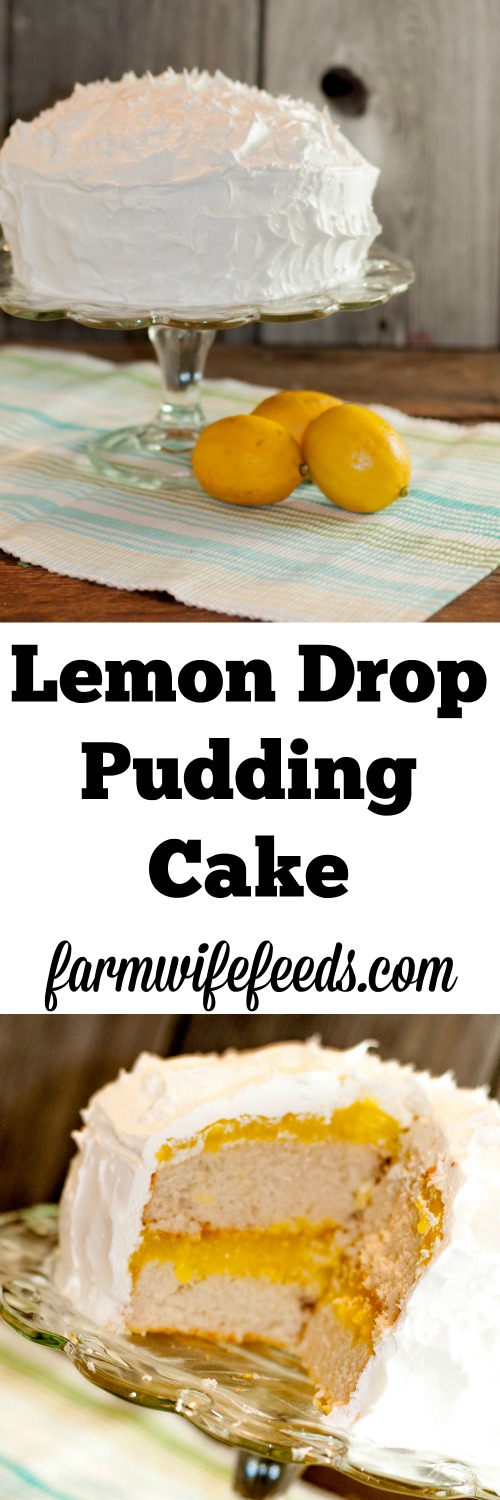 This Lemon Drop Pudding Cake is such a beautiful cake, a super simple recipe and tastes like Spring in your mouth! It's also super simple to decorate for Easter!