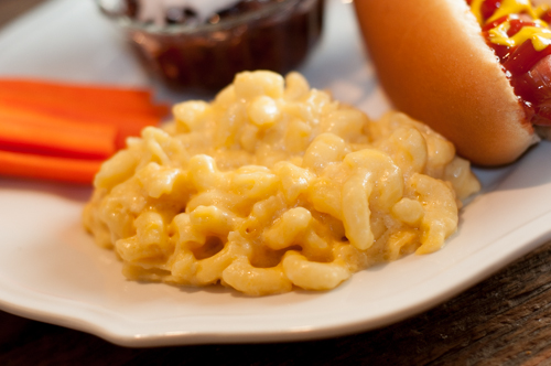 My Creamy Crock Pot Mac and Cheese recipe using my triple crock pot makes a whole meal that simple and pleases everyone-dessert included!