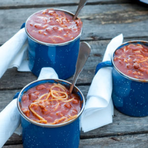 This Easy Sausage Chili has only 6 ingredients but is deep and rich in flavor and a great meal!