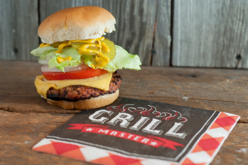 Grilled Pork Burgers are easy, delicious and the perfect way to please the whole family using ground pork!