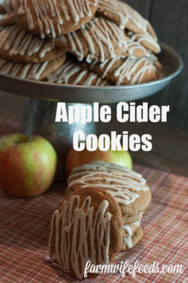 These amazing Apple Cider Cookies are the perfect Fall cookie for snack or desert! Friends and family will rave! #apples #cookies #recipe