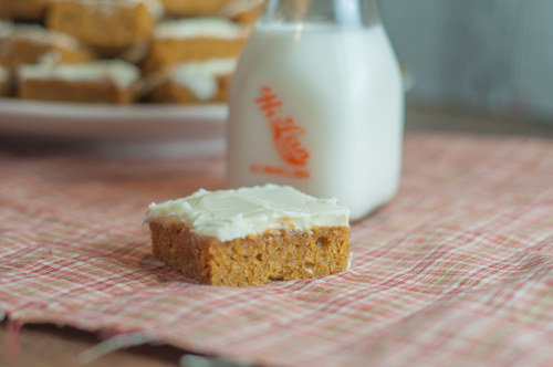 Fall Pumpkin Squares are an easy crowd pleaser, pumpkin and cream cheese icing are a great combination.