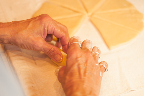 Homemade Crescent Rolls, glazed yeast rolls for family dinners from Farmwife Feeds #yeastrolls #recipes #homemade