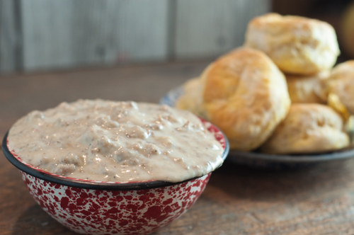 Homemade Sausage Gravy is really easy to make. Great for a weekend breakfast or a weeknight supper.