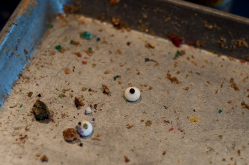 Halloween Monster Cookie Bars are a super easy treat for kids with a halloween twist for fun!