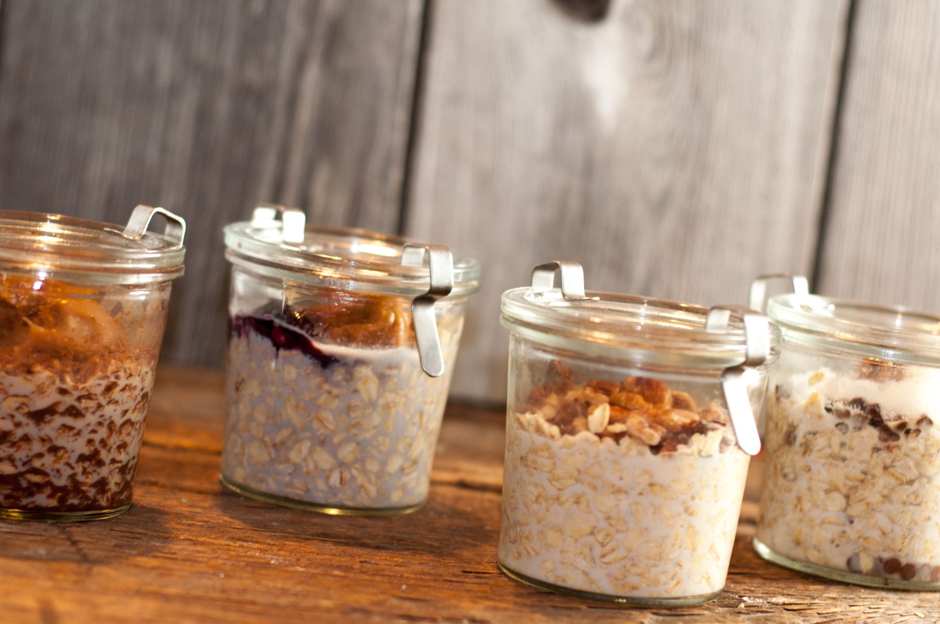 Overnight Oats In A Jar are the easiest way to make sure kids get a good start to the day even when they are running out the door!