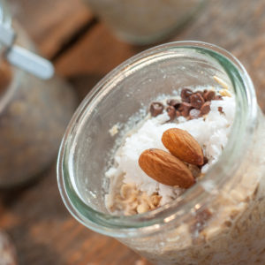 Overnight Oats In A Jar are the easiest way to make sure kids get a good start to the day even when they are running out the door!