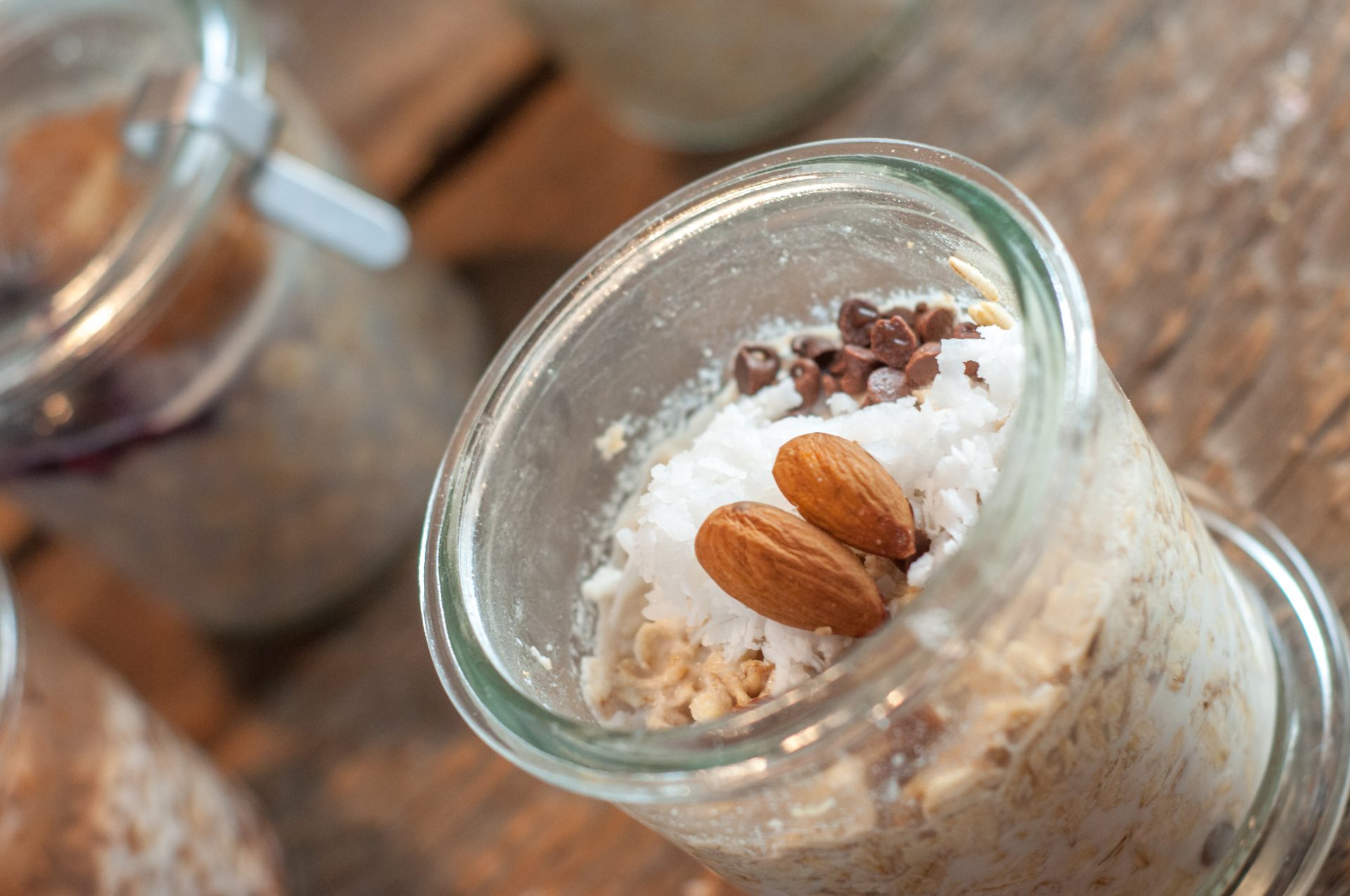 Overnight Oats In A Jar are the easiest way to make sure kids get a good start to the day even when they are running out the door!