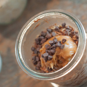 Overnight Oats In A Jar are the easiest way to make sure kids get a good start to the day even when they are running out the door!