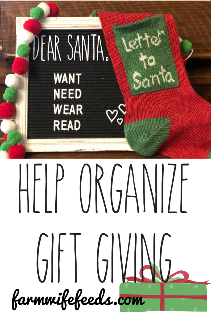 Want, Need, Wear, Read from Farmwife Feeds is a great approach to the stress of Christmas gift giving. #christmas #wantneedwearread #giftguide #gifts