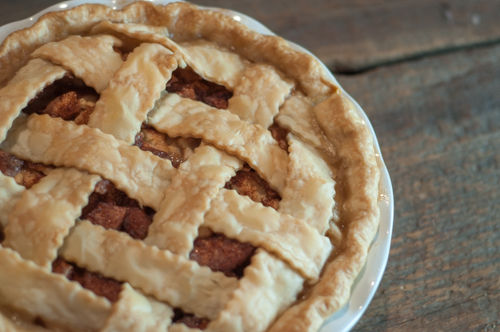 God Bless America and Mother's Apple Pie - this traditional apple pie has a twist with a creamy base layer that sweetens this pie right up!