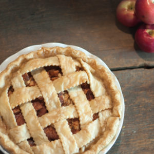 God Bless America and Mother's Apple Pie - this traditional apple pie has a twist with a creamy base layer that sweetens this pie right up!