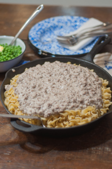 Easy Hamburger Stroganoff is an easy supper recipe that you most likely have the ingredients on hand for!