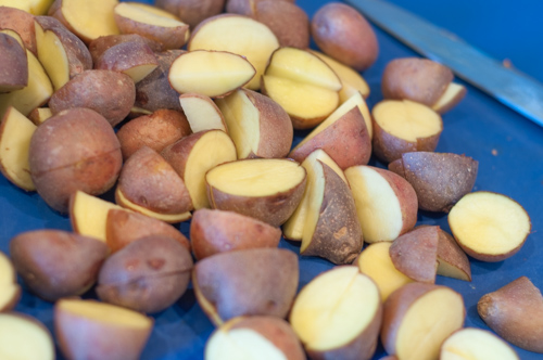 Pan Fried Baby Potatoes are a super easy to prepare side dish that compliments any meat and completes your meal!