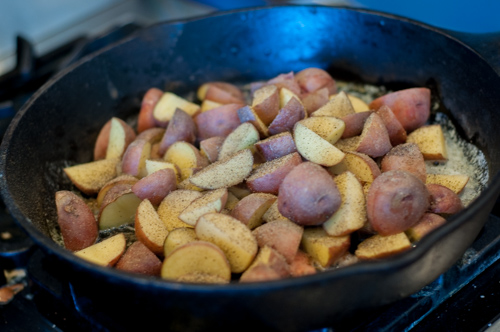 Pan Fried Baby Potatoes are a super easy to prepare side dish that compliments any meat and completes your meal!
