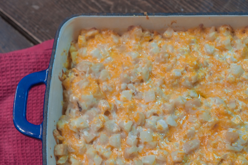 These Yum Yum Cheesy Potatoes are a family favorite side dish that pleases everyone!