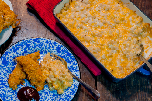 These Yum Yum Cheesy Potatoes are a family favorite side dish that pleases everyone!