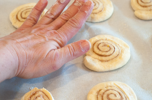 Crispy Cookie Coffeecakes, cinnamon roll iced cookies from The Farmwife Feeds #cookies #recipes #sweets