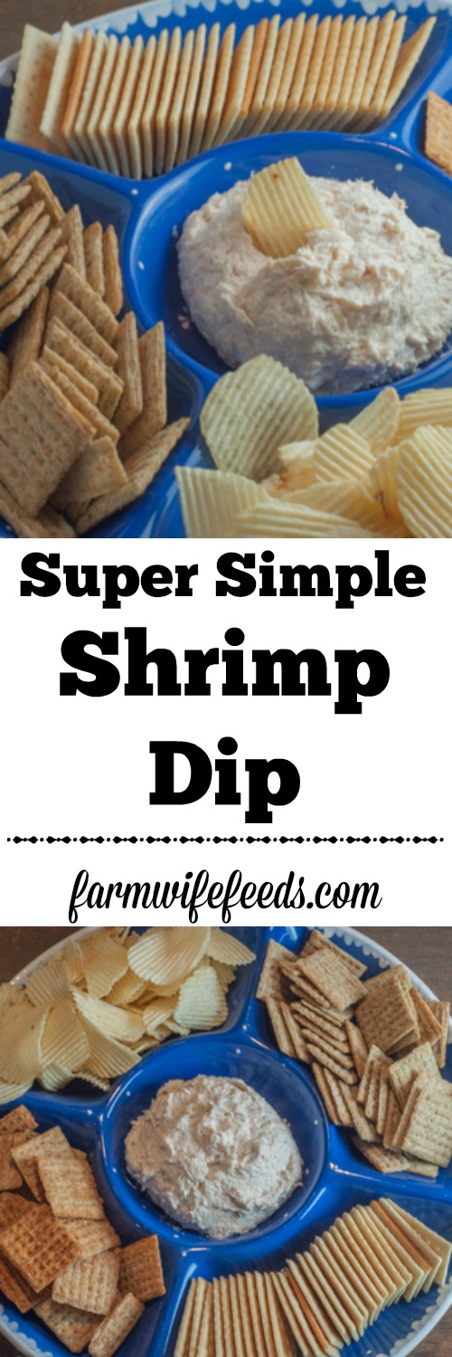 This super simple throw together ahead of time Shrimp Dip is a fun retro party staple!