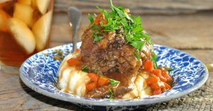 Braised Beef Short Ribs with gravy recipe for Dutch Oven by Farmwife Feeds #beef #recipe #ribs