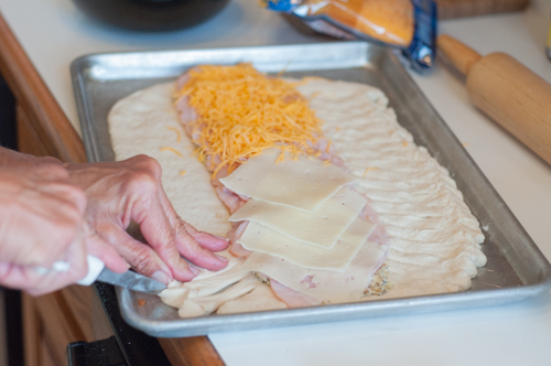 Homemade Ham and Cheese Sandwich by Farmwife Feeds is an family pleasing easy meal! #recipe #homemade