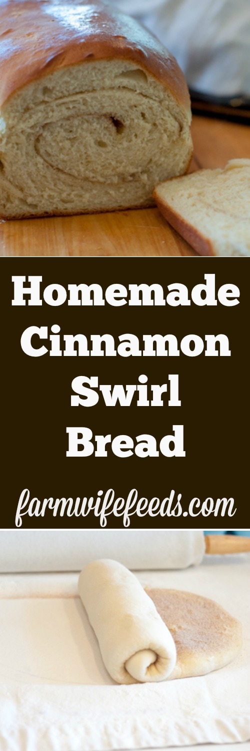 Homemade Cinnamon Swirl Bread by Farmwife Feeds, tried and true sweet yeast bread recipe #reciepe #farmwifefeeds #bread #homemade