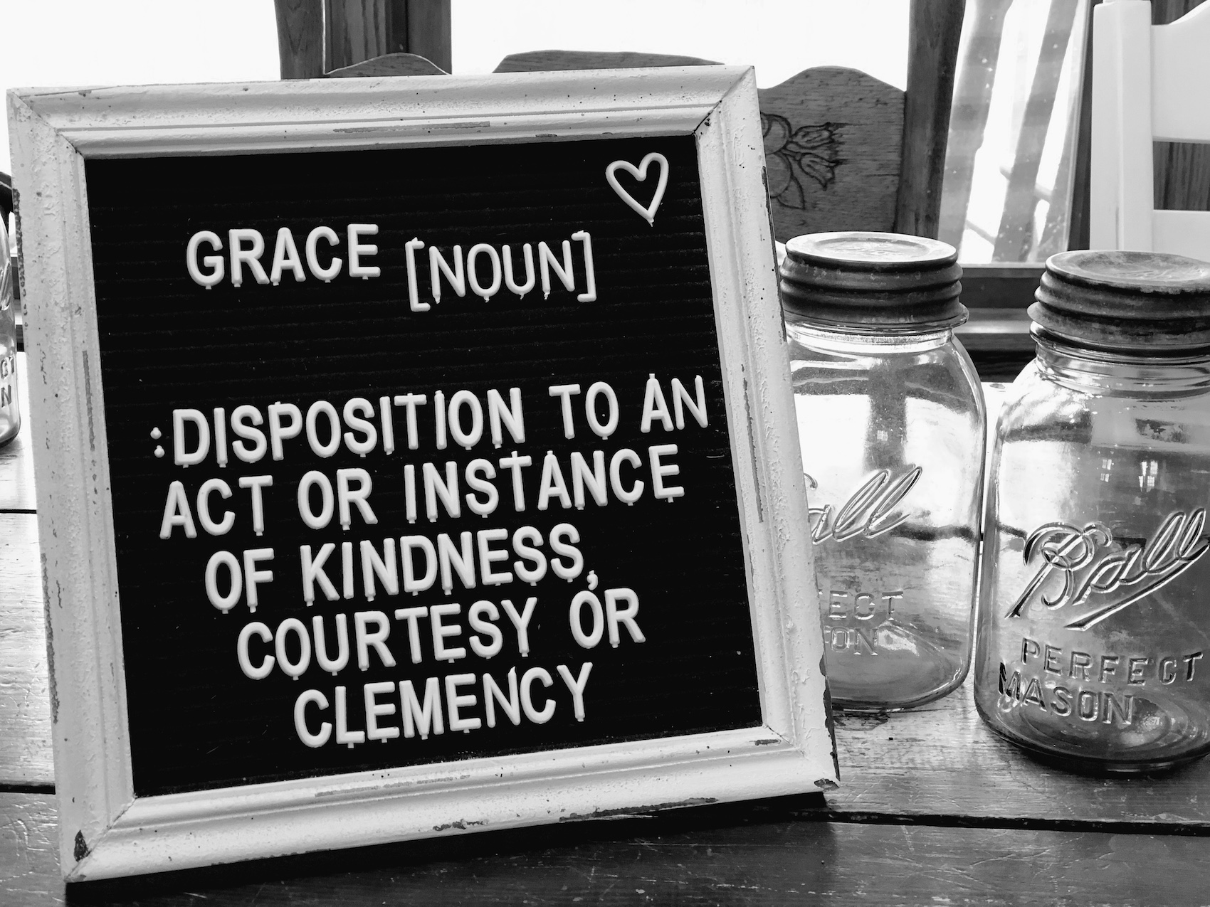 Why do we give all our grace away when it is unlimited and we deserve it from ourselves?