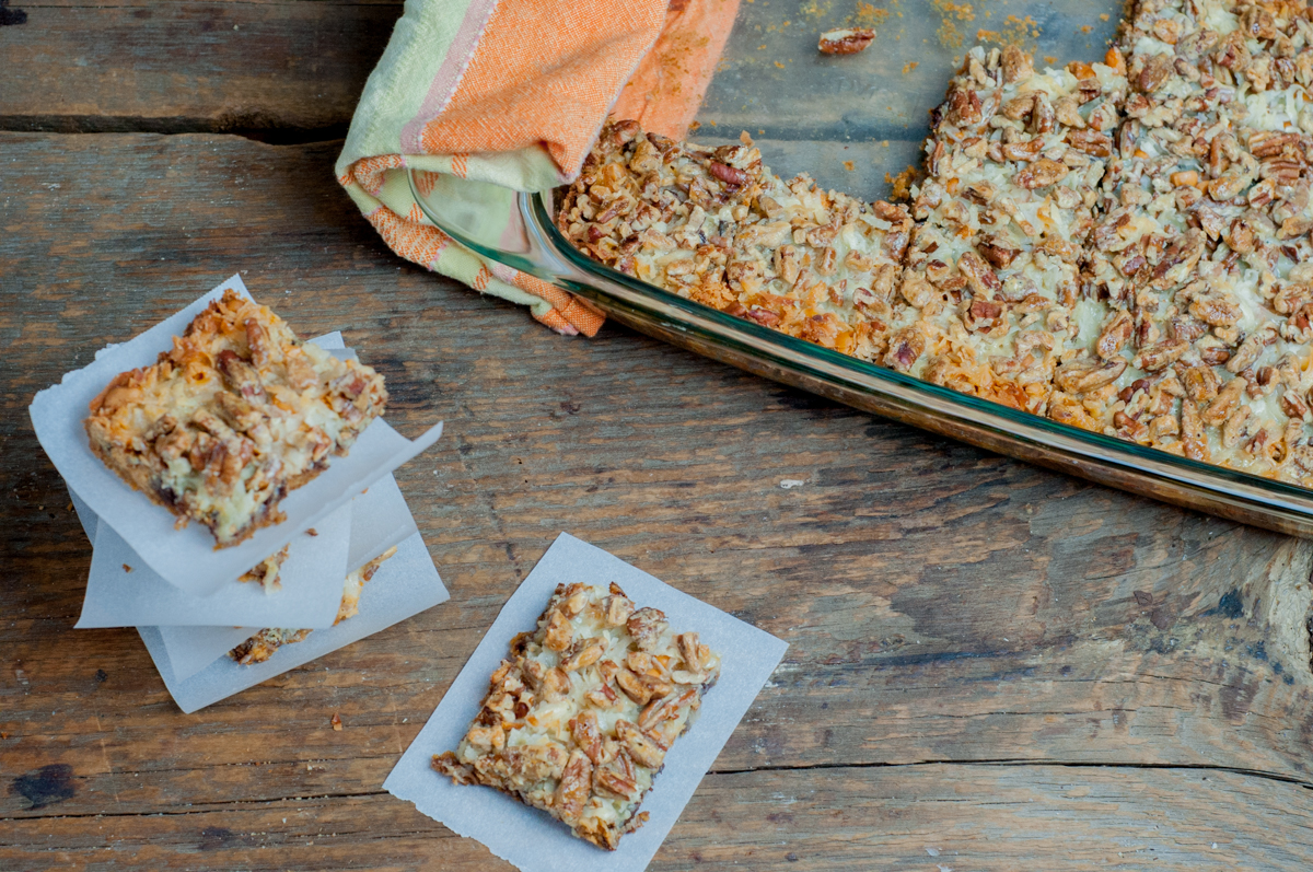 Classic Seven Layer Bars - simple easy delicious snack or dessert #recipe #dessert #snack