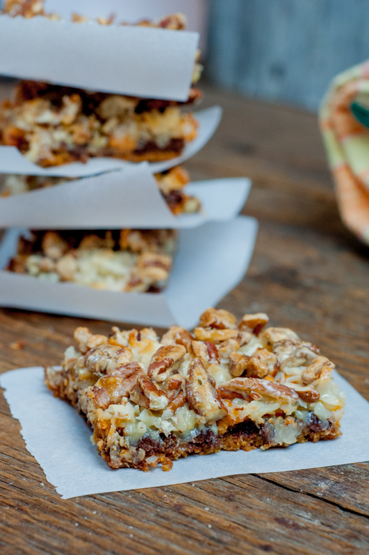 Classic Seven Layer Bars - simple easy delicious snack or dessert #recipe #dessert #snack
