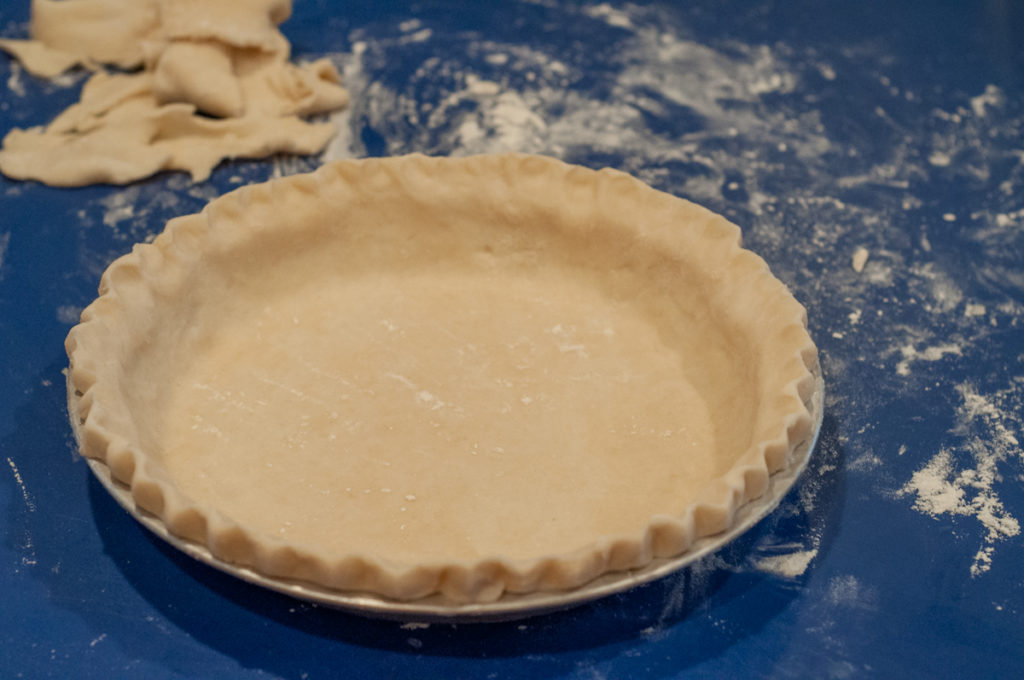 Great Grandmothers Lard Pie Crust made from scratch is flakey and delicious from Farmwife Feeds #pie #recipe #piecrust #homemade #fromscratch