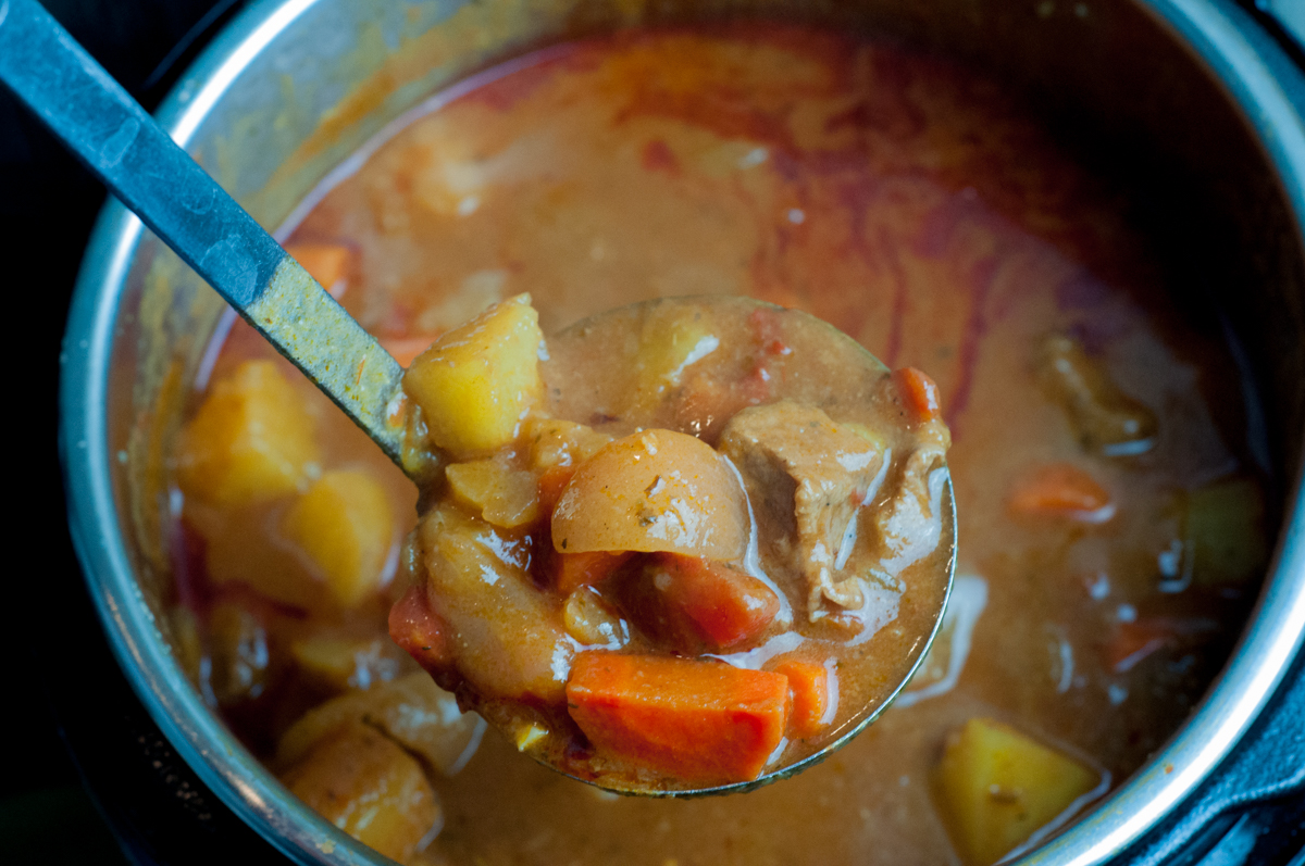 Instant Pot Beef Stew is the ultimate comfort food when you need a meal quick and easy from Farmwife Feeds #comfortfood #beef #instantpot #recipe #meatandpotatoes