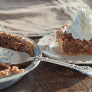 Mom's Classic Pecan Pe is a family favorite from Farmwife Feeds #pie #recipe #pecans
