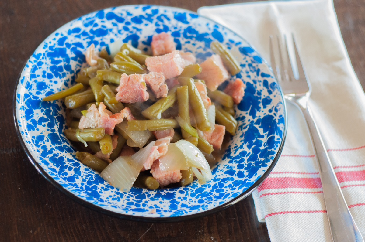 Quick Ham and Green Bean Lunch The Farmwife Feeds